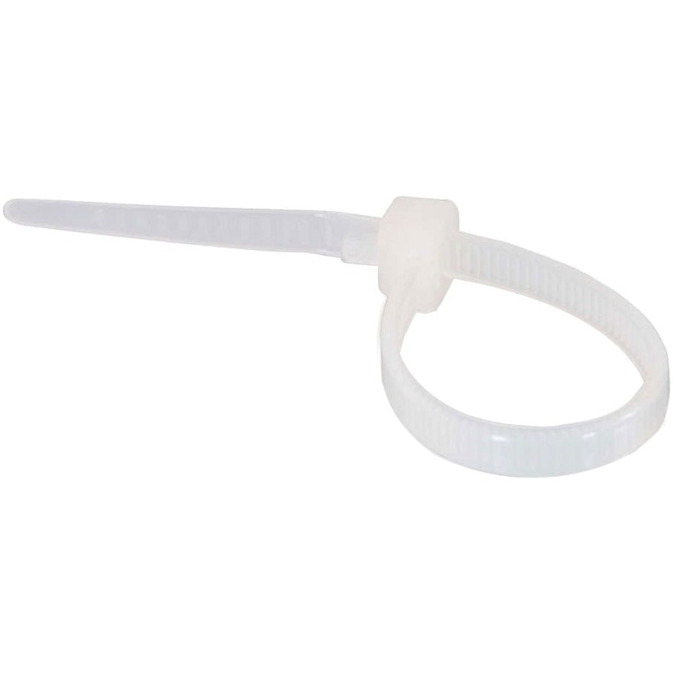 C2G 7.5in Cable Ties - White - 100pk