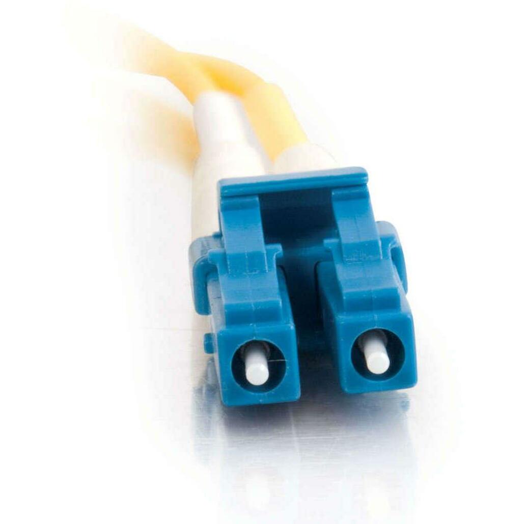 C2G-10m LC-LC 9/125 OS1 Duplex Singlemode PVC Fiber Optic Cable (LSZH) - Yellow