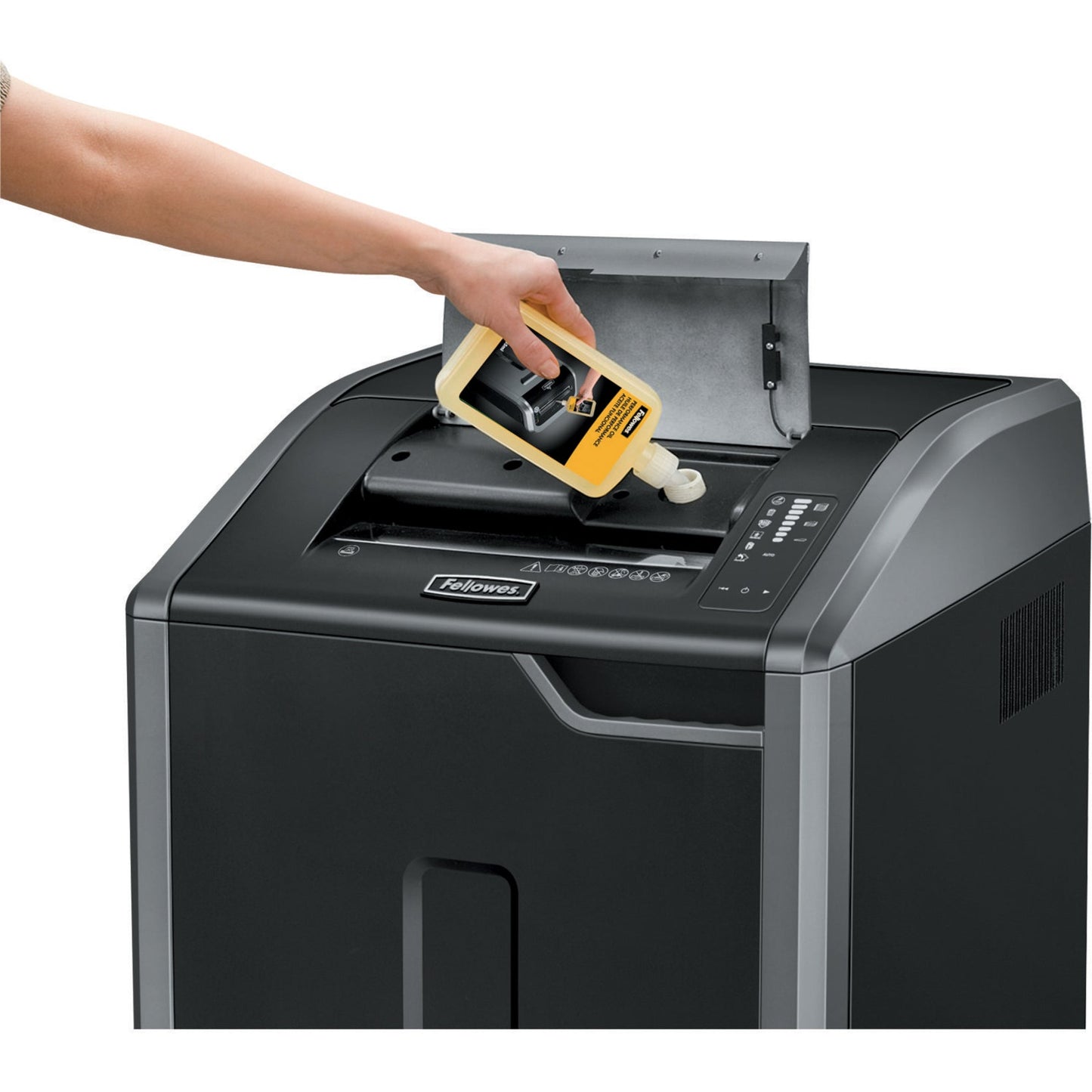 Fellowes Powershred&reg; 425Ci 100% Jam Proof BAA Compliant Cross-Cut Shredder