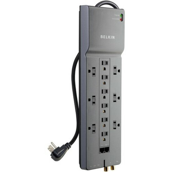 12OUT SURGE PROTECTOR 8FT CORD 