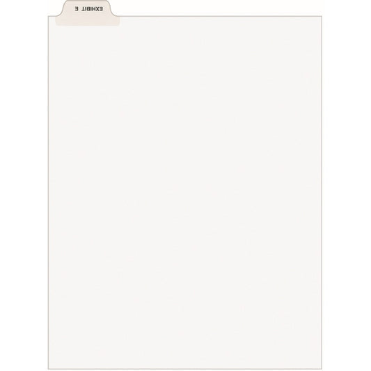 Avery&reg; Individual Legal Dividers Avery&reg; Style Letter Size Bottom Tab EXHIBIT E (11944)