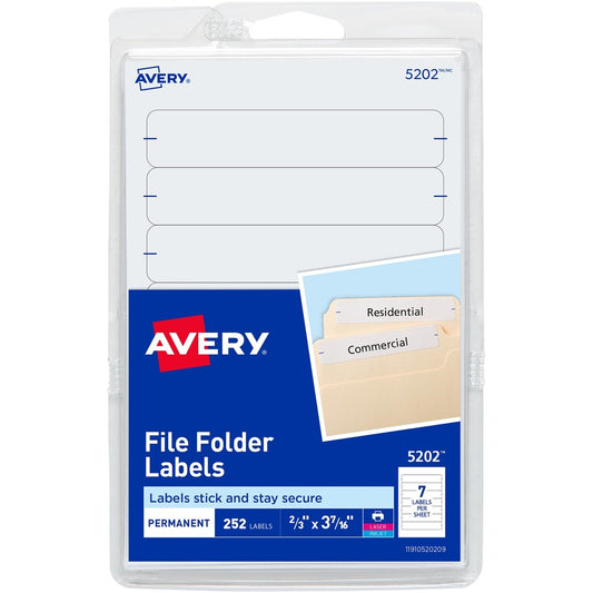 Avery Print or Write File Folder Label