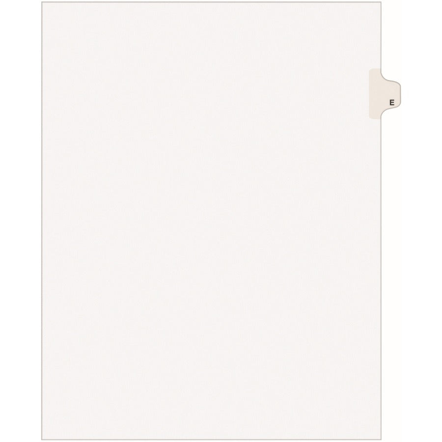 Avery&reg; Individual Legal Dividers Avery&reg; Style Letter Size Side Tab E (1405)