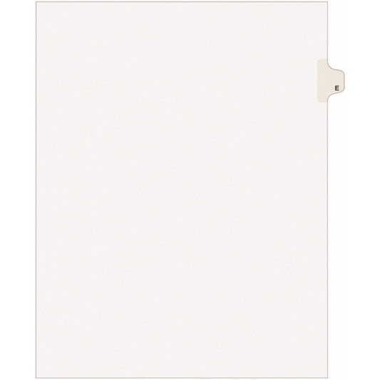 Avery&reg; Individual Legal Dividers Avery&reg; Style Letter Size Side Tab E (1405)