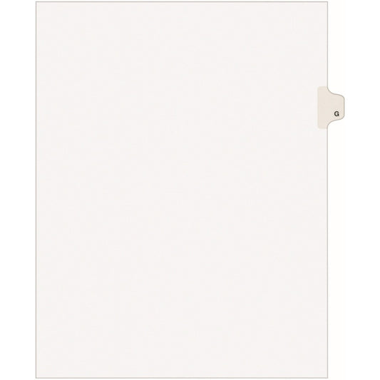 Avery&reg; Individual Legal Dividers Style Letter Size Side Tab G (1407)