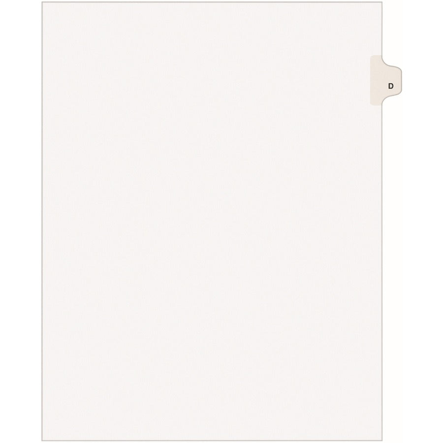 Avery&reg; Individual Legal Dividers Style Letter Size Side Tab D (1404)