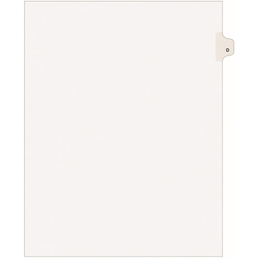 Avery&reg; Individual Legal Dividers Style Letter Size Side Tab D (1404)