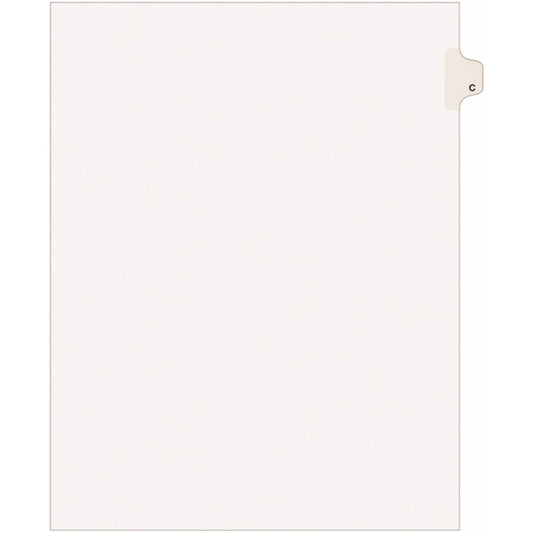 Avery&reg; Individual Legal Dividers Avery&reg; Style Letter Size Side Tab C (1403)