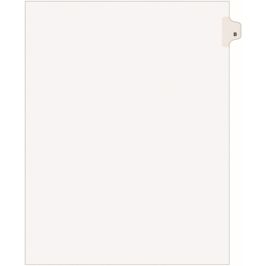 Avery&reg; Individual Legal Dividers Avery&reg; Style Letter Size Side Tab B (1402)