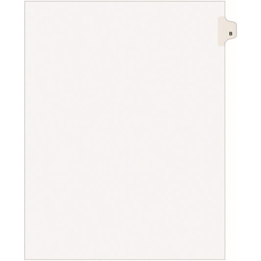 Avery&reg; Individual Legal Dividers Avery&reg; Style Letter Size Side Tab B (1402)