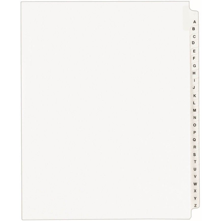 Avery&reg; Standard Collated Legal Dividers Avery&reg; Style Letter Size A-Z Tab Set (01400)