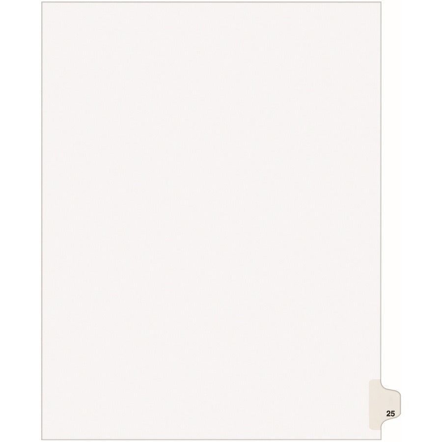 Avery&reg; Individual Legal Dividers Avery&reg; Style Letter Size Side Tab #25 (01025)
