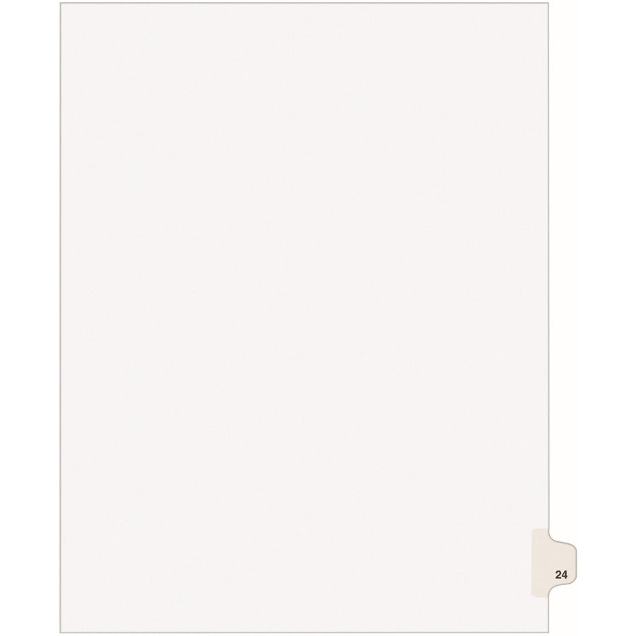 Avery&reg; Individual Legal Dividers Avery&reg; Style Letter Size Side Tab #24 (01024)