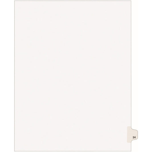 Avery&reg; Individual Legal Dividers Avery&reg; Style Letter Size Side Tab #24 (01024)