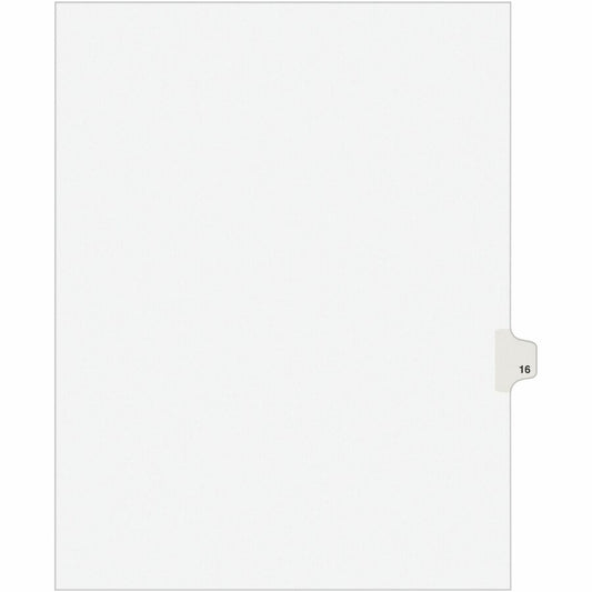 Avery&reg; Individual Legal Dividers Avery&reg; Style Letter Size Side Tab #16 (01016)