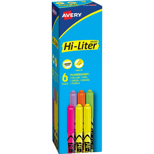 Avery&reg; Pen-Style Fluorescent Highlighters