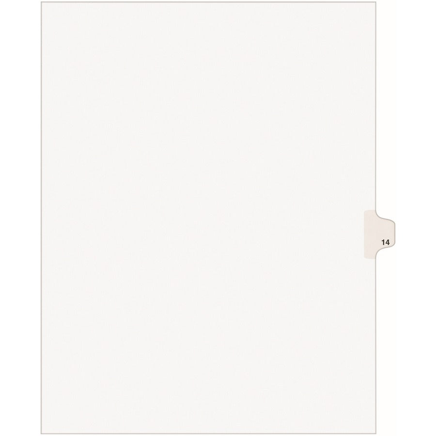 Avery&reg; Individual Legal Dividers Style Letter Size Side Tab #14 (11924)