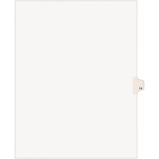 Avery&reg; Individual Legal Dividers Style Letter Size Side Tab #14 (11924)