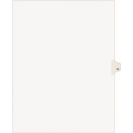 Avery&reg; Individual Legal Dividers Avery&reg; Style Letter Size Side Tab #13 (11923)