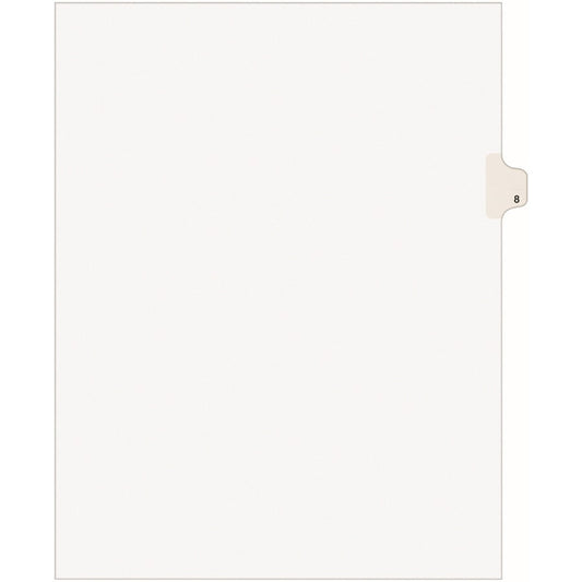 Avery&reg; Individual Legal Dividers Avery&reg; Style Letter Size Side Tab #8 (11918)