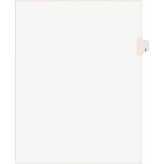 Avery&reg; Individual Legal Dividers Style Letter Size Side Tab #7 (11917)