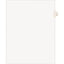 Avery® Individual Legal Exhibit Dividers Avery® Style #5 Side Tab Letter Size Pack of 25 (11915)