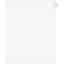 Avery® Individual Legal Exhibit Dividers Style #1 Side Tab Letter Size Pack of 25 (11911)