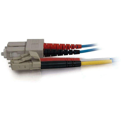 C2G-2m LC-SC 50/125 OM2 Duplex Multimode PVC Fiber Optic Cable - Blue
