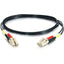 C2G-1m LC-LC 62.5/125 OM1 Duplex Multimode PVC Fiber Optic Cable - Black
