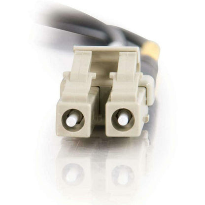 C2G-1m LC-LC 62.5/125 OM1 Duplex Multimode PVC Fiber Optic Cable - Black