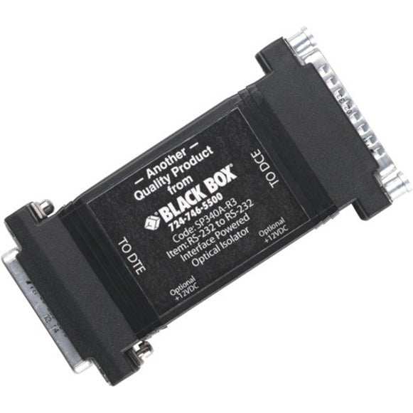 Black Box Opto Isolator - RS-232 DB25 Male to DB25 Female 115.2-Kbps