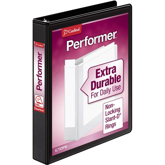 Cardinal Performer ClearVue Slant-D Ring Binder