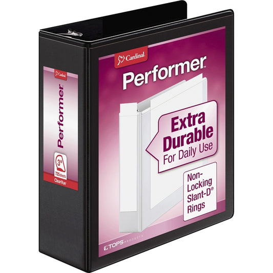 Cardinal Performer ClearVue Slant-D Ring Binder