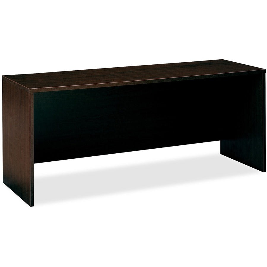 Bush Business Furniture Series C 72W x 30D Desk/Credenza/Return in Mocha Cherry