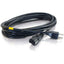 C2G 8ft Power Cord - 16 AWG - NEMA 5-15P to IEC320C13 - Computer Power