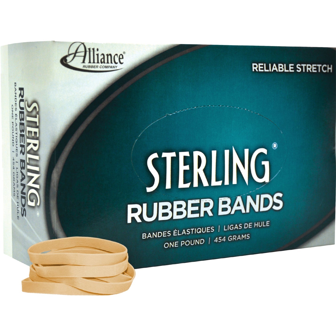 Alliance Rubber 24625 Sterling Rubber Bands - Size #62