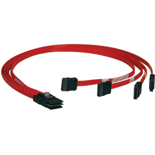 Tripp Lite Internal SAS Cable 4-Lane mini-SAS (SFF-8087) to 4xSatA 7pin 18-in. (0.5M)