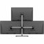 Atdec quad/triple/dual/single monitor desk mount - Freestanding base - Loads up to 17.6lb flat or 13.5lb curved - VESA 75x75 100x100