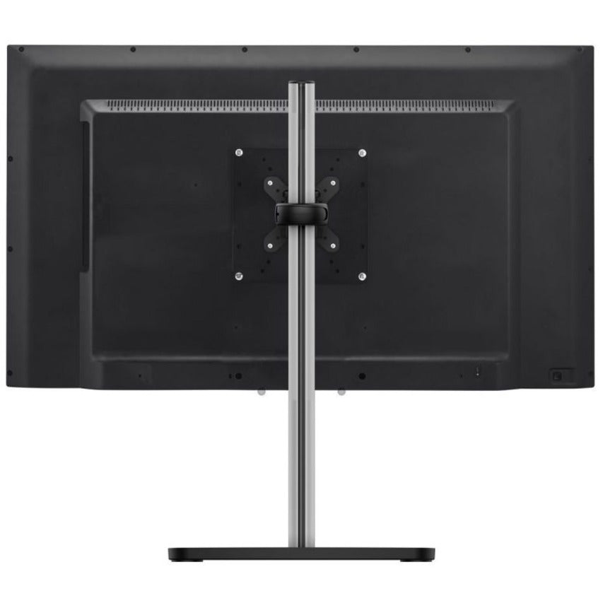 Atdec dual stack or single monitor desk mount - Freestanding base - Loads up to 26.5lb flat or 20lb curved - VESA 75x75 100x100
