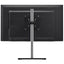 Atdec dual stack or single monitor desk mount - Freestanding base - Loads up to 26.5lb flat or 20lb curved - VESA 75x75 100x100