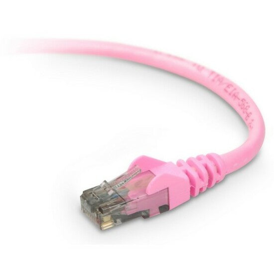 12FT CAT6 PINK SNAGLESS PATCH  