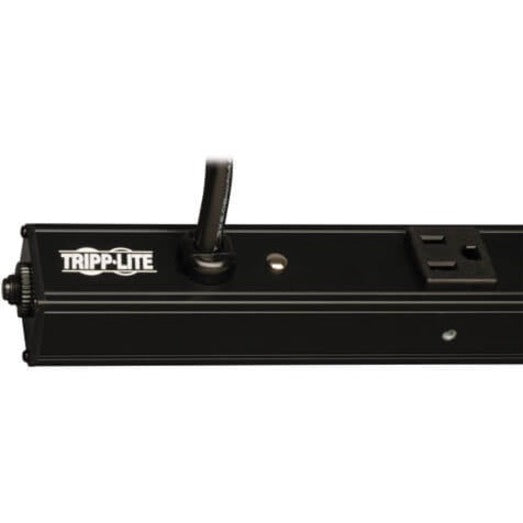 Tripp Lite PDU 1.4kW Single-Phase 120V Basic PDU 14 NEMA 5-15R Outlets NEMA 5-15P Input 15 ft. (4.57 m) Cord 0U Vertical