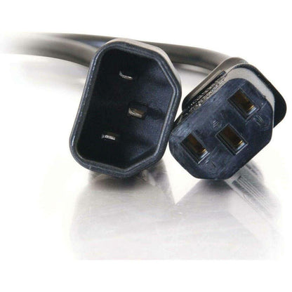 C2G 4ft 16 AWG 250 Volt Computer Power Extension Cord (IEC320C14 to IEC320C13)