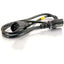 C2G 4ft 16 AWG 250 Volt Computer Power Extension Cord (IEC320C14 to IEC320C13)