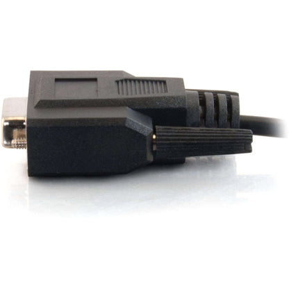 C2G 1ft DB9 M/F Extension Cable - Black