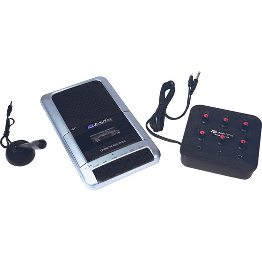 AmpliVox 6-station Jack Box Cassette Recorder