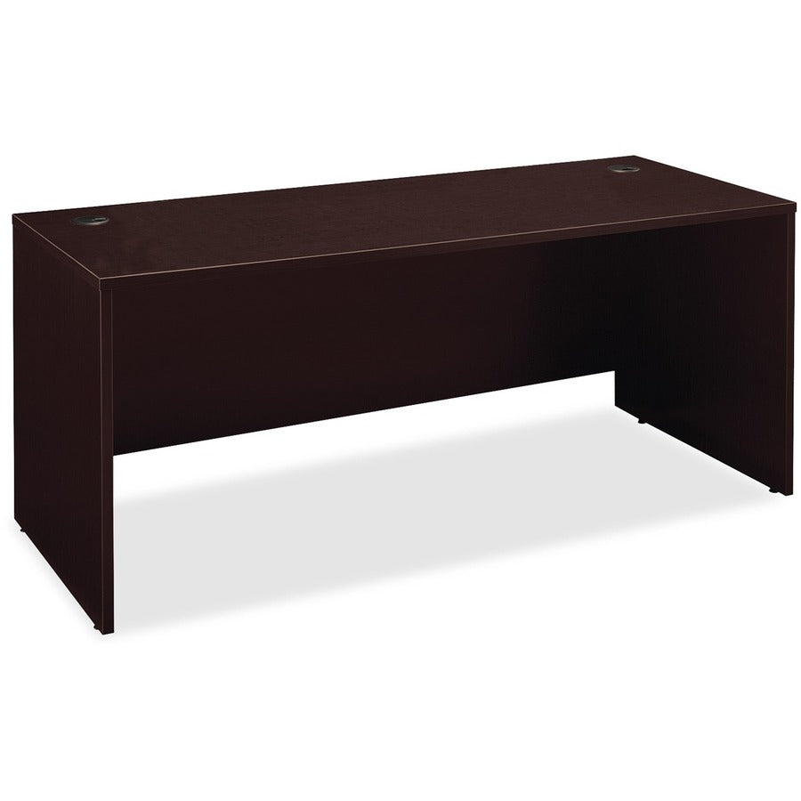 Bush Business Furniture Series C 72W x 30D Desk Shell in Mocha Cherry