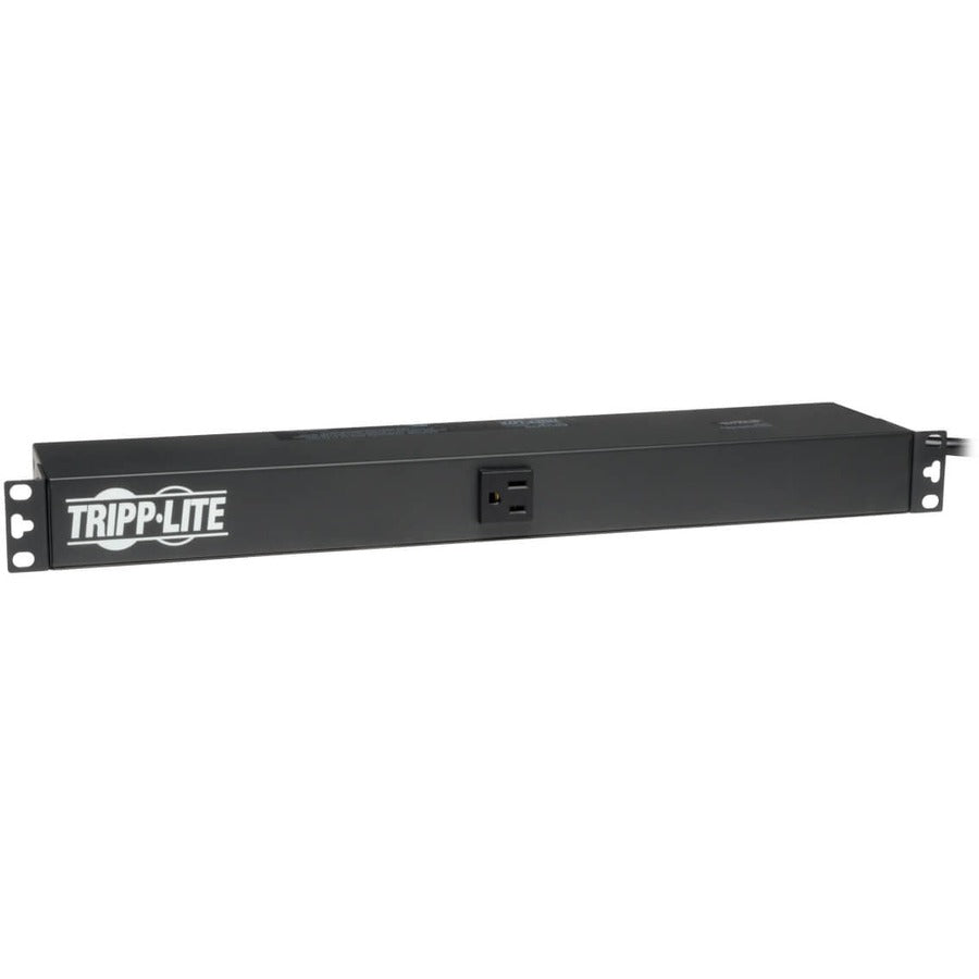 Tripp Lite PDU Single Phase Basic 120V Outlets 13 5-15R 5-15P 15ft cord 1U RM