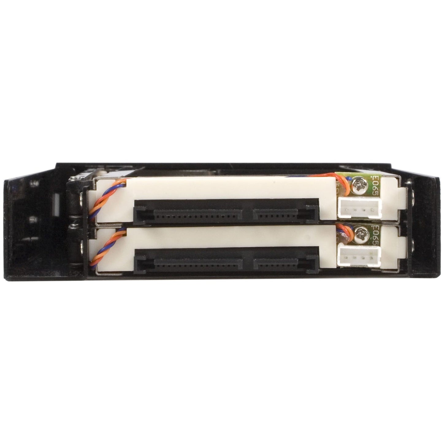 StarTech.com 2 Drive 2.5in Trayless Hot Swap SATA Mobile Rack Backplane - Storage bay adapter - black