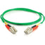 C2G-1m LC-LC 62.5/125 OM1 Duplex Multimode PVC Fiber Optic Cable - Green